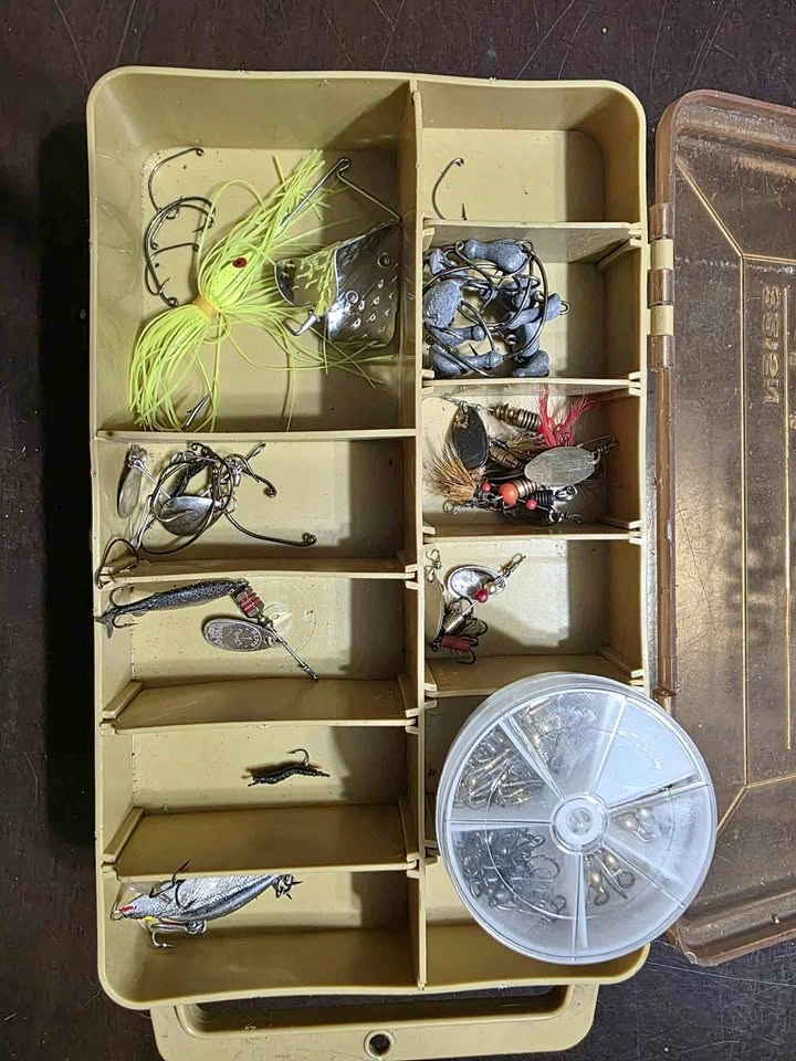 Fishing Tackle Lot – 4 Tackle Boxes – Soft Plastics, Hard Baits,