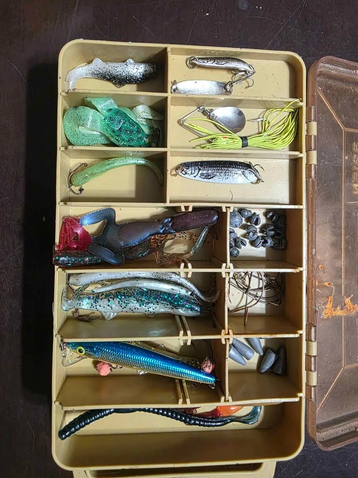 Fishing Tackle Lot – 4 Tackle Boxes – Soft Plastics, Hard Baits, - photo 2