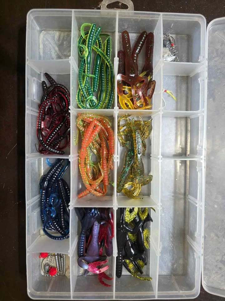 Fishing Tackle Lot – 4 Tackle Boxes – Soft Plastics, Hard Baits, - photo 4