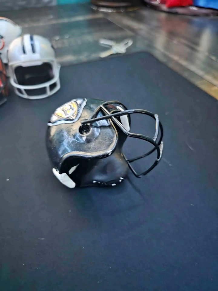 1997 Hand Painted Ceramic Football Helmet Collectibles