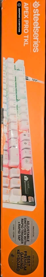 SteelSeries Apex Pro TKL Gen 3 (White) - Brand New Sealed - photo 3