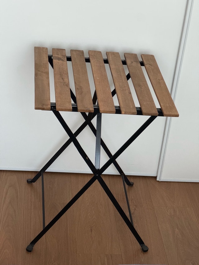 TÄRNÖ Bistro Outdoor Table in Black/Light Brown Stained - photo 2