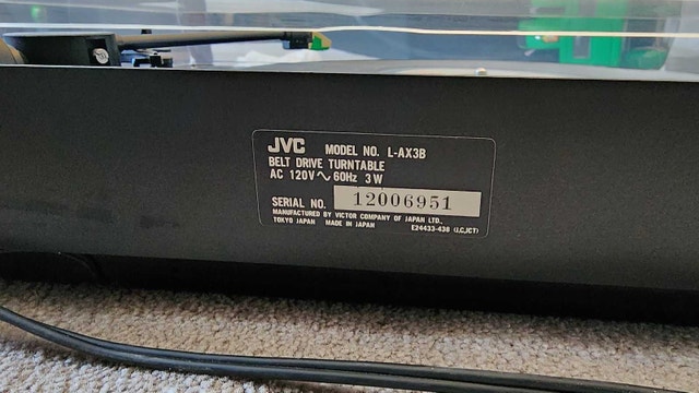 JVC Vinyl Player - photo 3