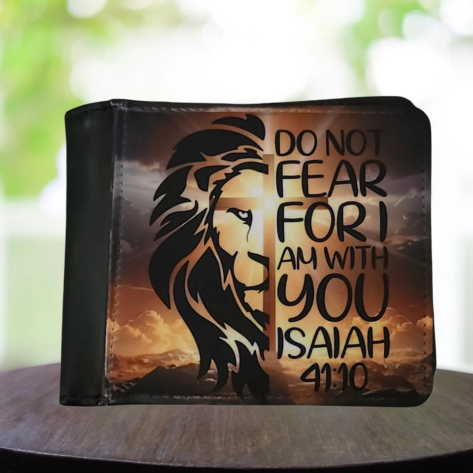 Handmade Christian Wallet – Lion of Judah Design – “Do Not Fear - photo 5