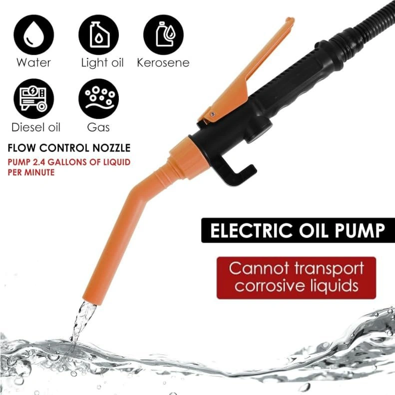 Electric Liquid Transfer Pump for Gas Oil Water - photo 3