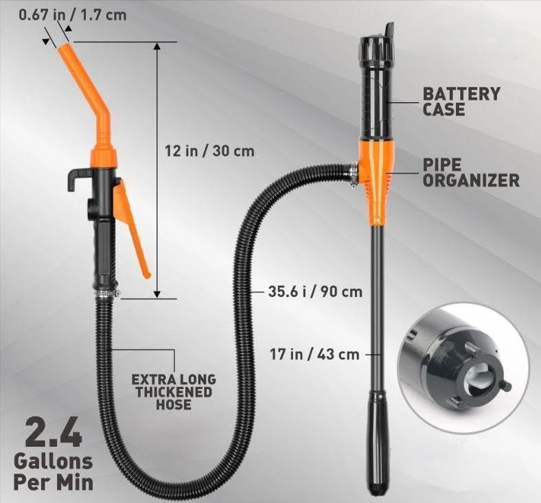 Electric Liquid Transfer Pump for Gas Oil Water - photo 5