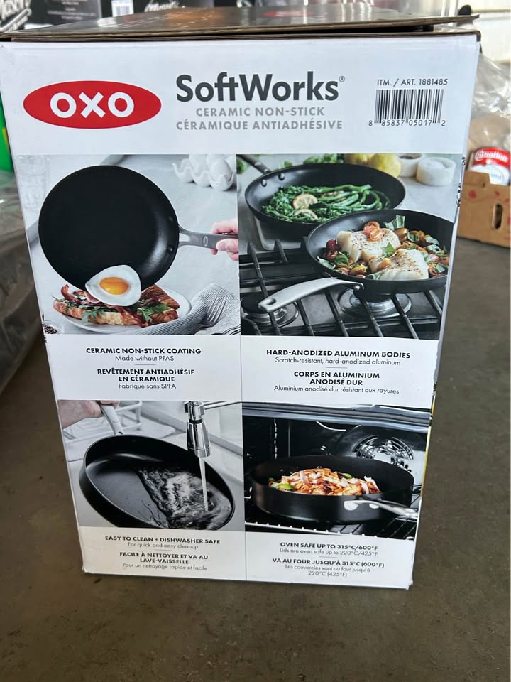 OXO SoftWorks Ceramic Non-Stick Cookware 11 Pieces Set - photo 2