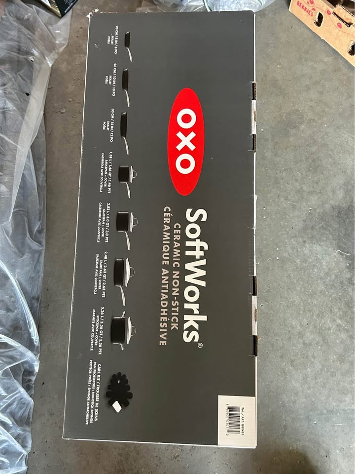 OXO SoftWorks Ceramic Non-Stick Cookware 11 Pieces Set - photo 3