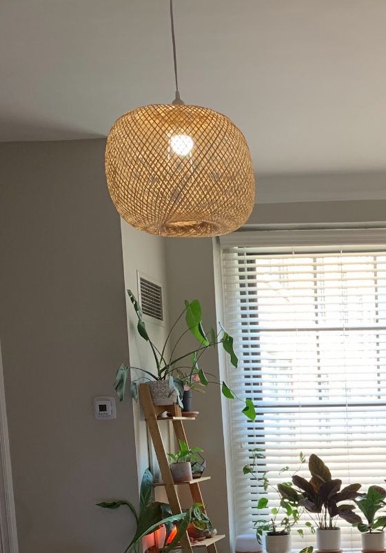 Rattan Pendant Light Shade - photo 2