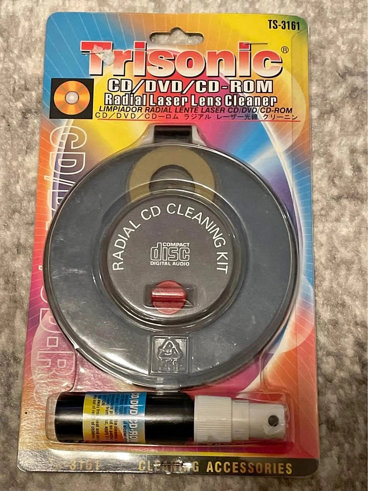 Trisonic CD/DVD/CD-ROM Laser Lens Cleaner Brand New