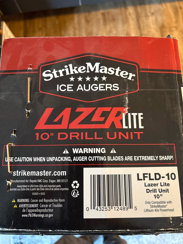 Strikemaster 10” Ice Drill - photo 3