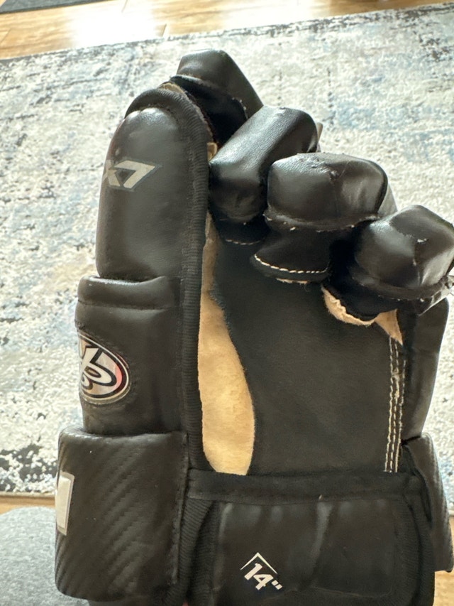 Used Hespeler LX Hockey Gloves - Size 14" - photo 3