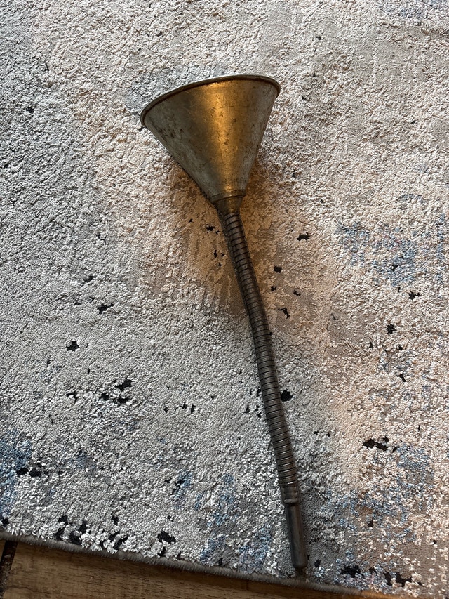 Steel Funnel with Flexible Hose