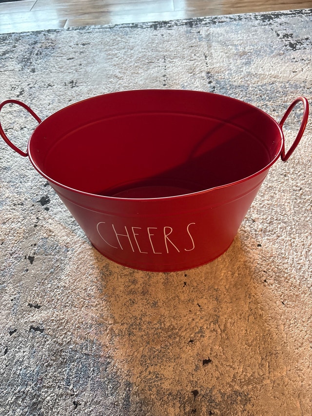 Rae Dunn Metal Drink Bucket - 'Cheers' - photo 4