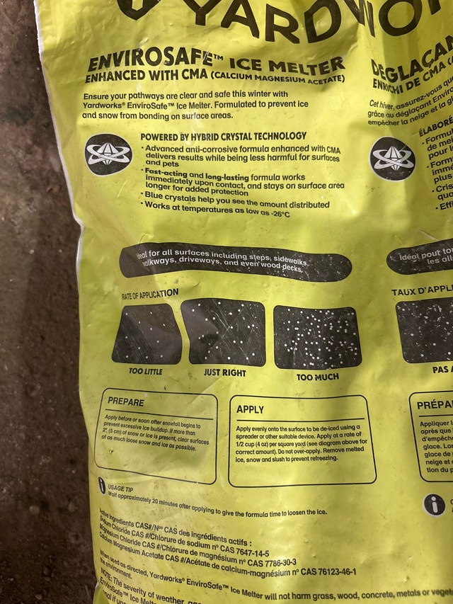 Yardworks Ice Melter - 10 KG Bag - photo 3