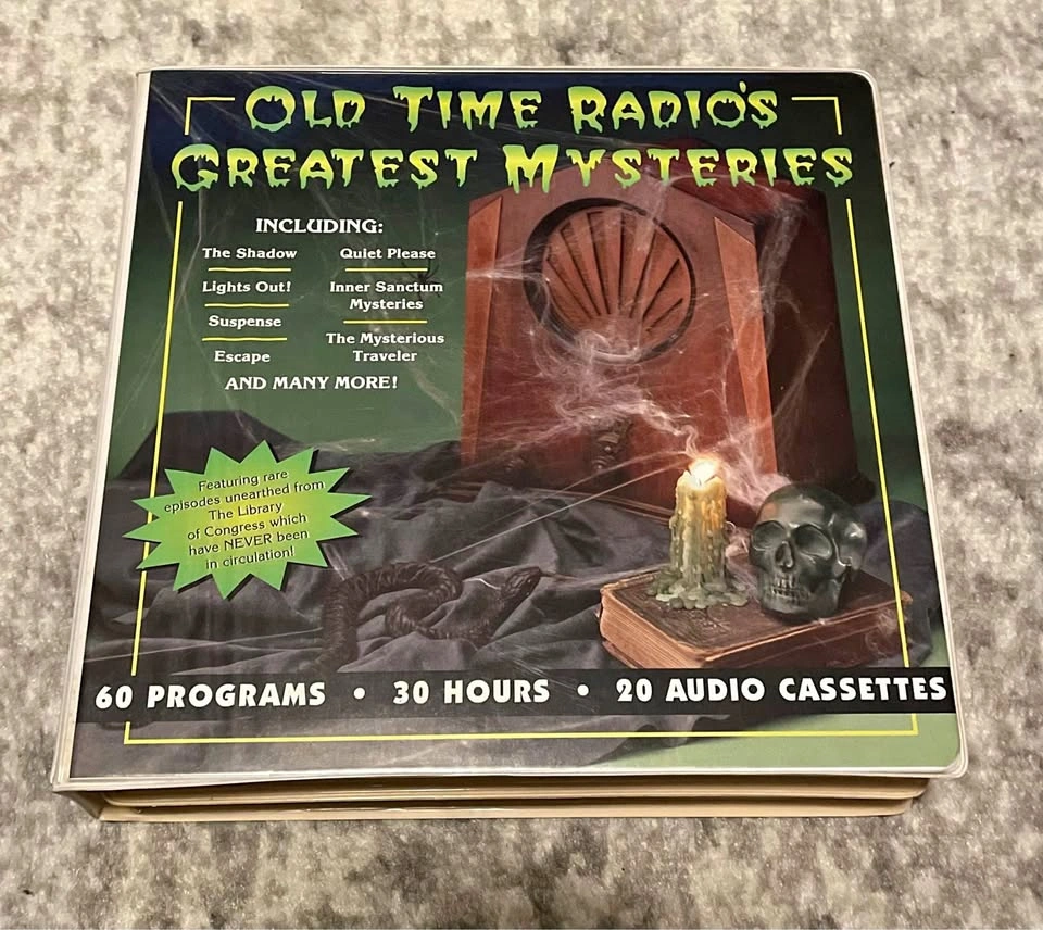 Old Time Radio's Greatest Mysteries 20 Cassettes