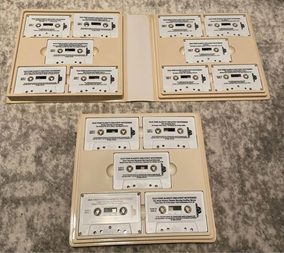 Old Time Radio's Greatest Mysteries 20 Cassettes - photo 4