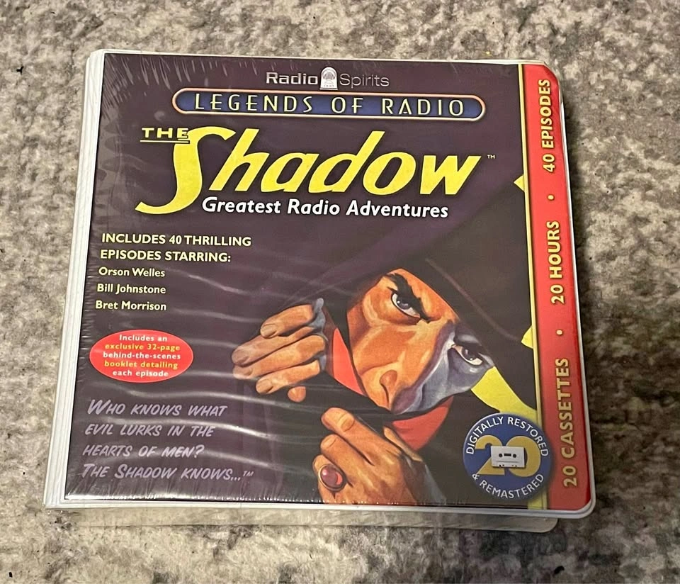 The Shadow Legends of Radio 20 Tape Set 40 Episodes