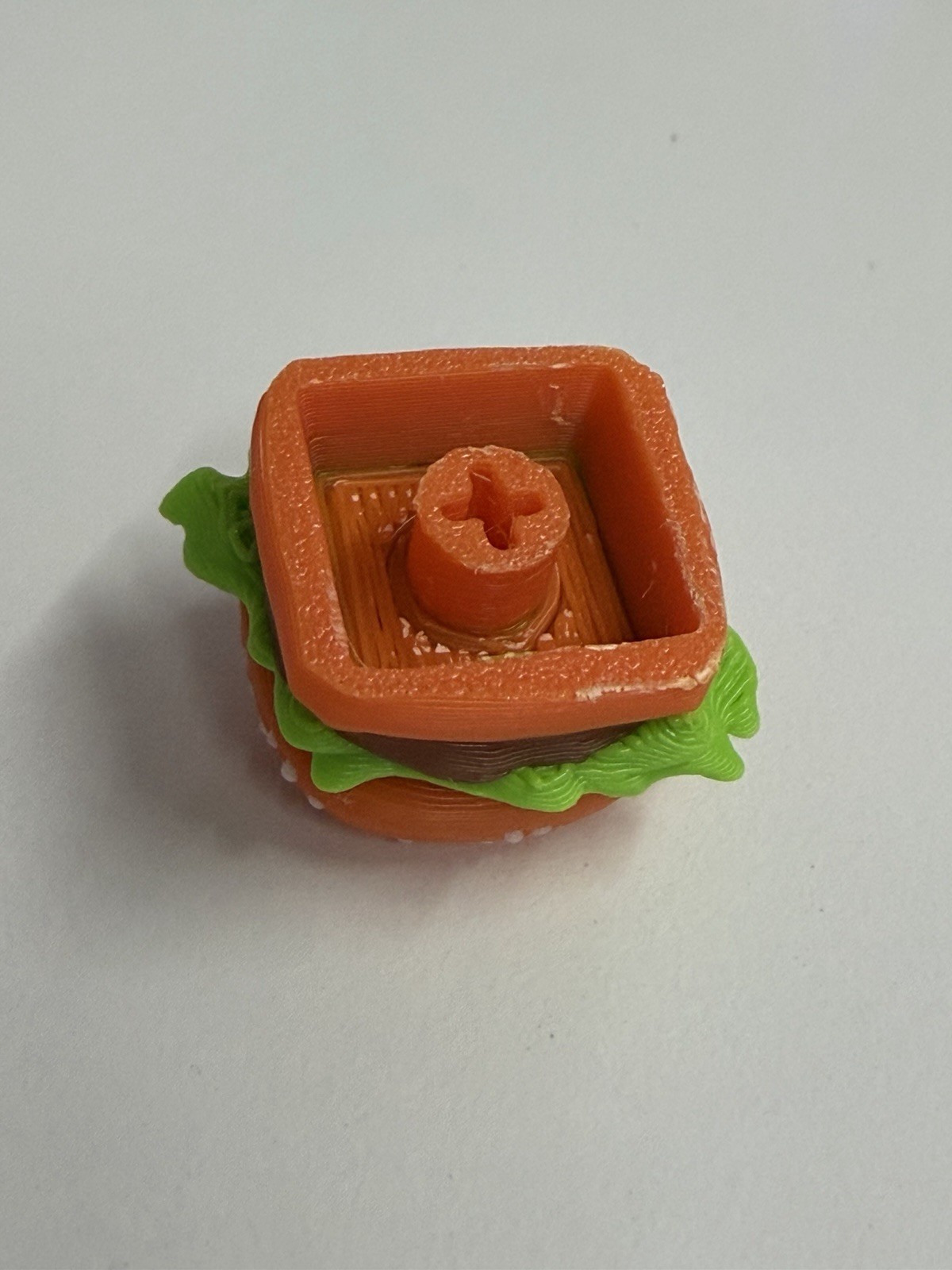 3D Printed Hamburger Key Cap for Mechanical Keyboard - photo 4