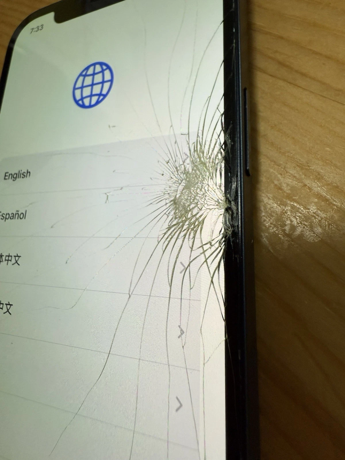 iPhone 12 Locked to Owner - Cracked Screen - photo 2