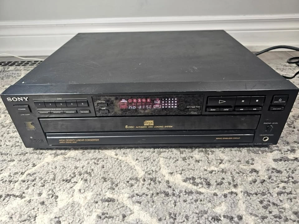 Sony 5-Disc CD Player CDP-C315 – Tested & Working