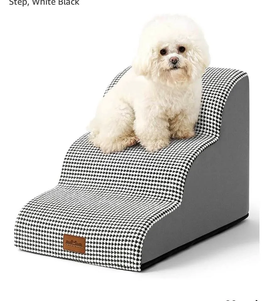 Dog Stairs for Small Dogs 15.7" High Density Foam BNIB thumbnail