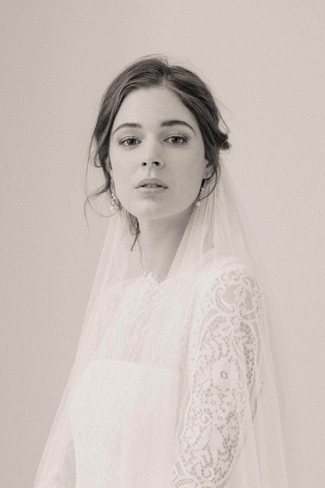 250cm Handmade Briten Layla Veil in Off-White - photo 4