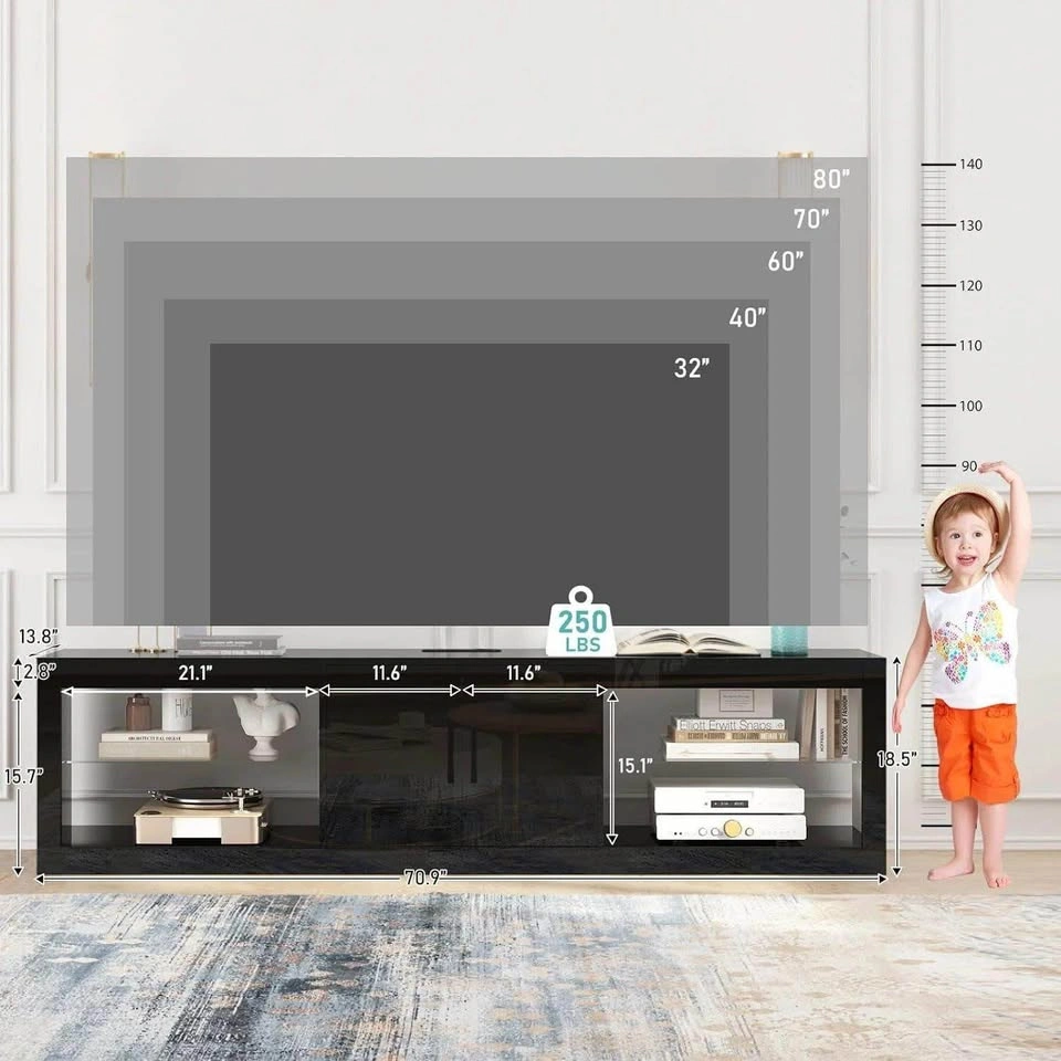 Large LED TV Stand for 75/85" TV - photo 2