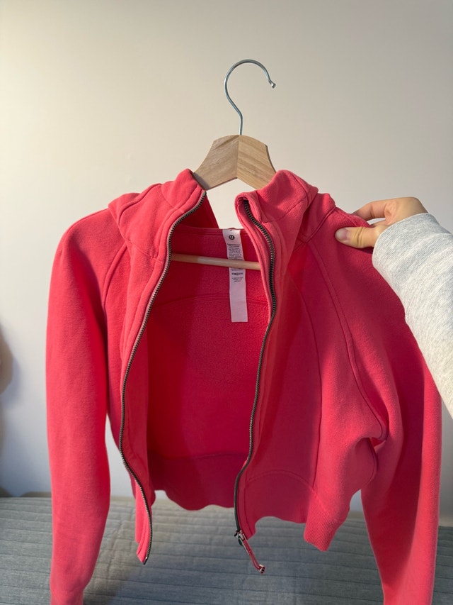 Lululemon Cropped Zip Hoodie (Pink) - photo 2