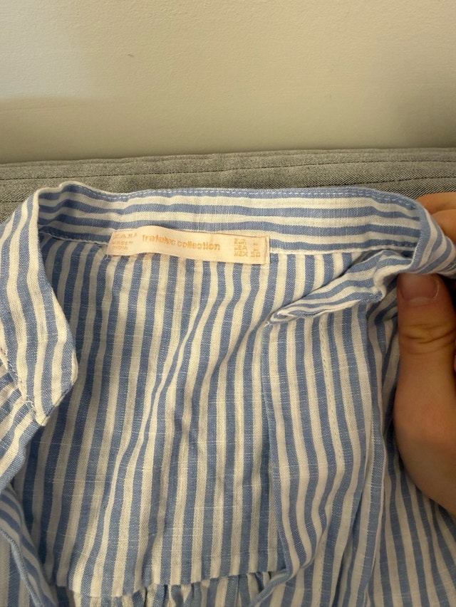 Zara Blue Striped Shirt - photo 2