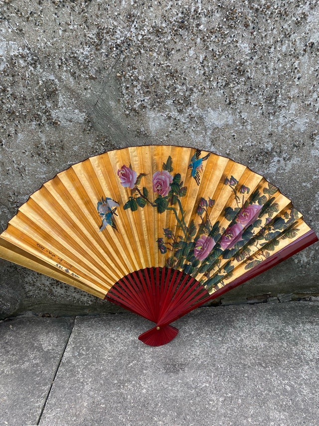 Vintage Shandong Corporation Decoration Fan