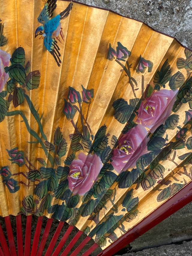 Vintage Shandong Corporation Decoration Fan - photo 3