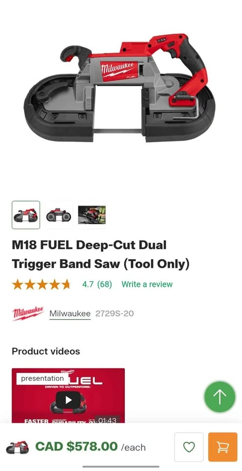 Milwaukee M18 FUEL Band Saw Combo Kit (2 Saws, 4 Batteries) - photo 4
