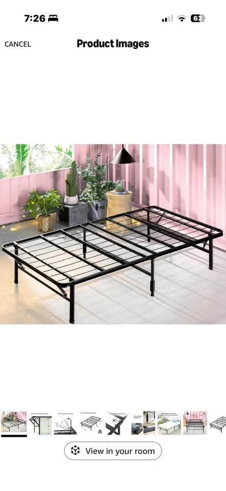 Single/Twin Zinus SmartBase Tool-Free Bed Frame - photo 2