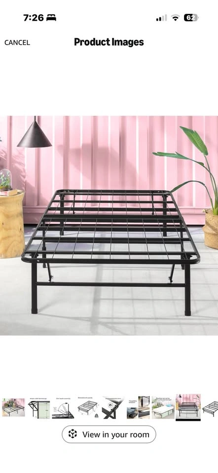 Single/Twin Zinus SmartBase Tool-Free Bed Frame - photo 3