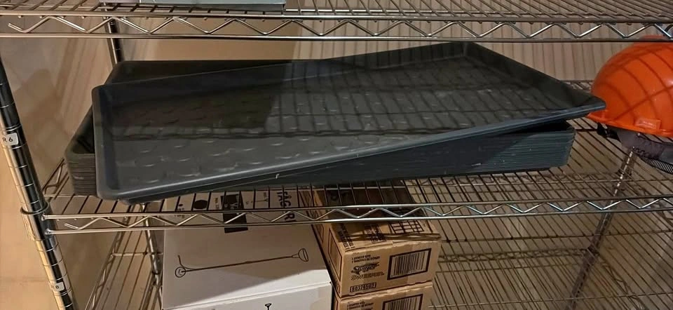 Black Plastic Boot Trays