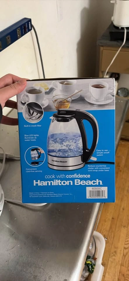 Hamilton Beach Compact Glass Kettle - photo 2