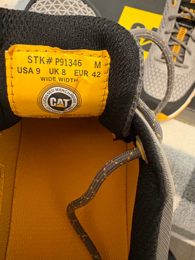 CAT Streamline 2.0 Composite Toe Work Shoes – Size 9 – LIKE NEW - photo 3
