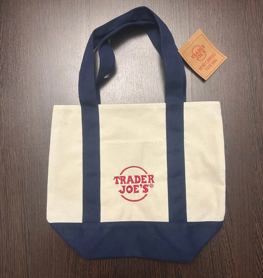 Trader Joe’s Mini Canvas Tote Bags (New w/ Tag) - photo 3