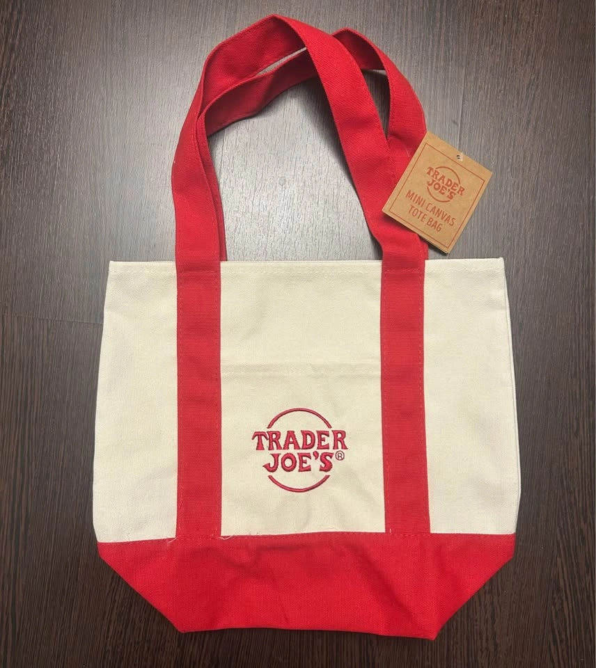 Trader Joe’s Mini Canvas Tote Bags (New w/ Tag) - photo 4