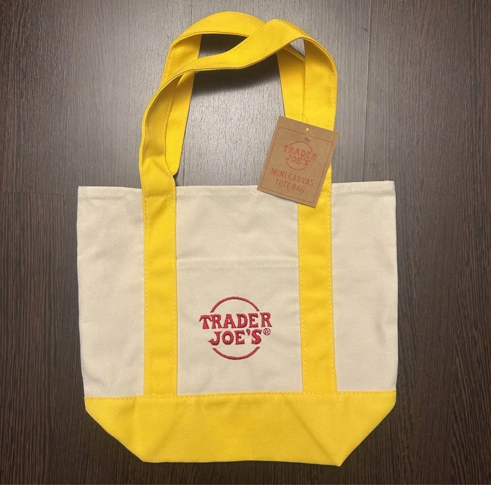 Trader Joe’s Mini Canvas Tote Bags (New w/ Tag) - photo 5