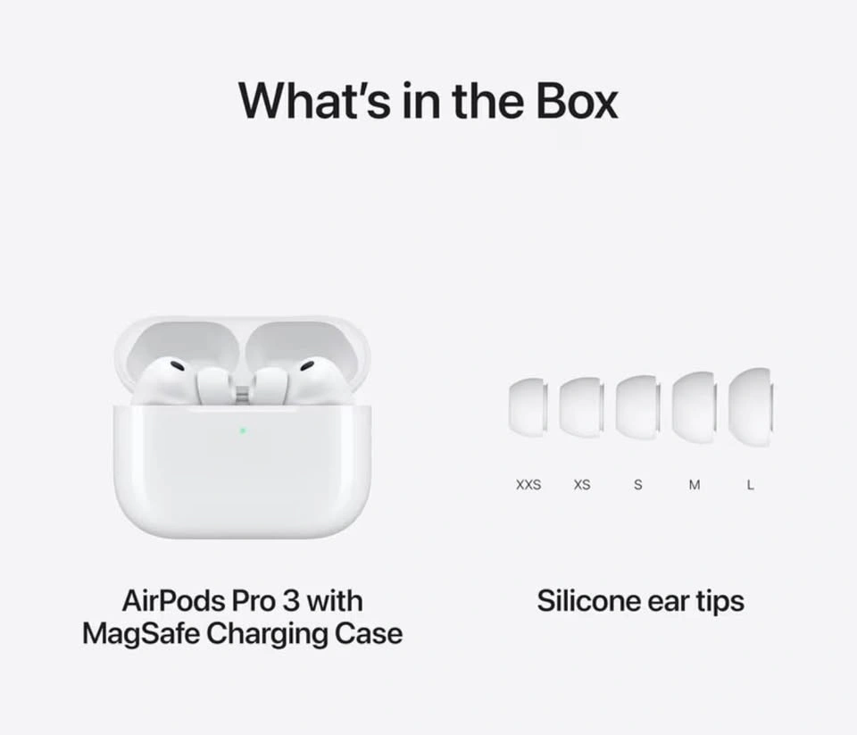 Apple AirPods Pro 3 Wireless Earbuds - Noise Cancellation - photo 4