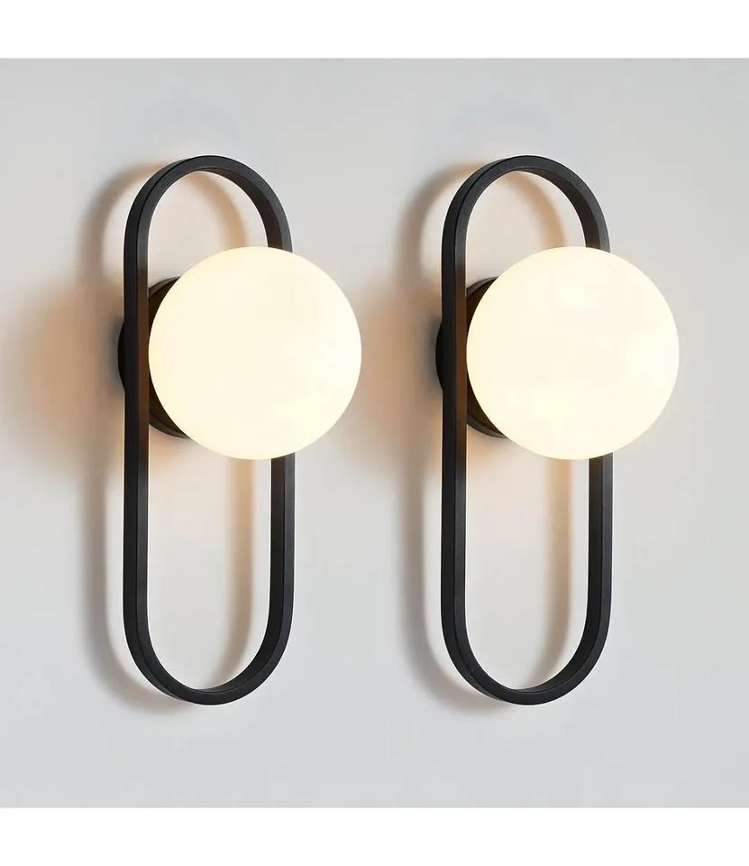 Modern Plug in Wall Sconces Set of Two BNIB thumbnail