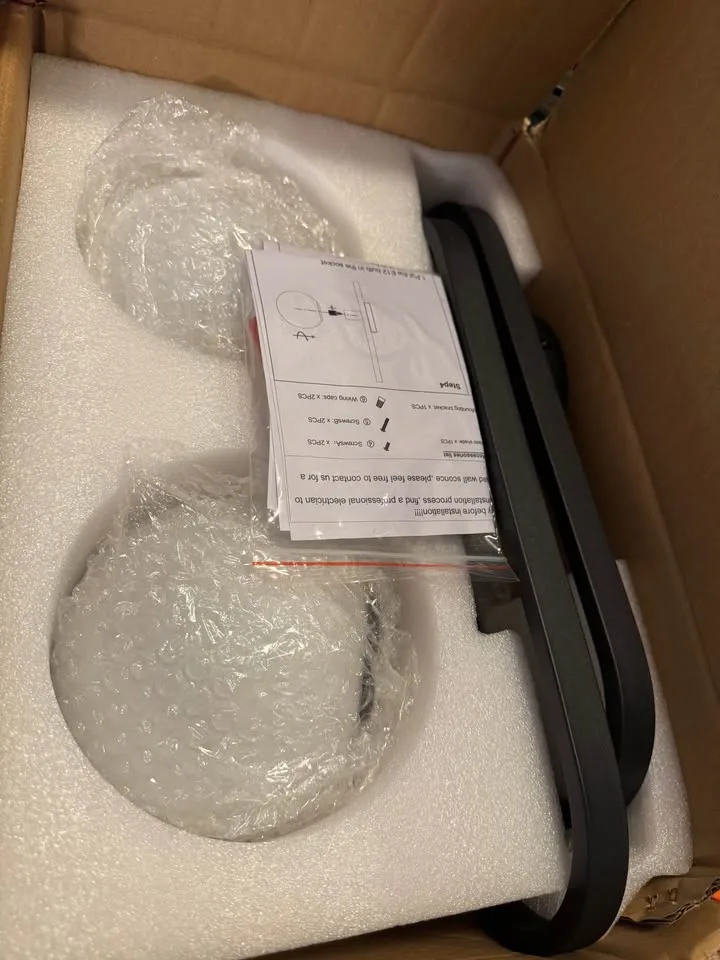 Modern Wall Sconces Hardwired Set of Two BNIB image indicator(6)