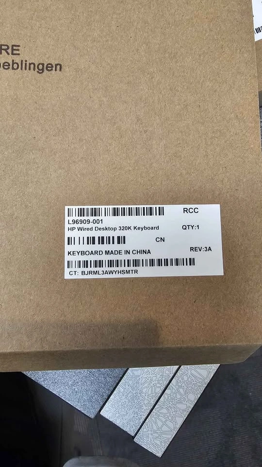 HP Wired Desktop 320K Keyboard - photo 2