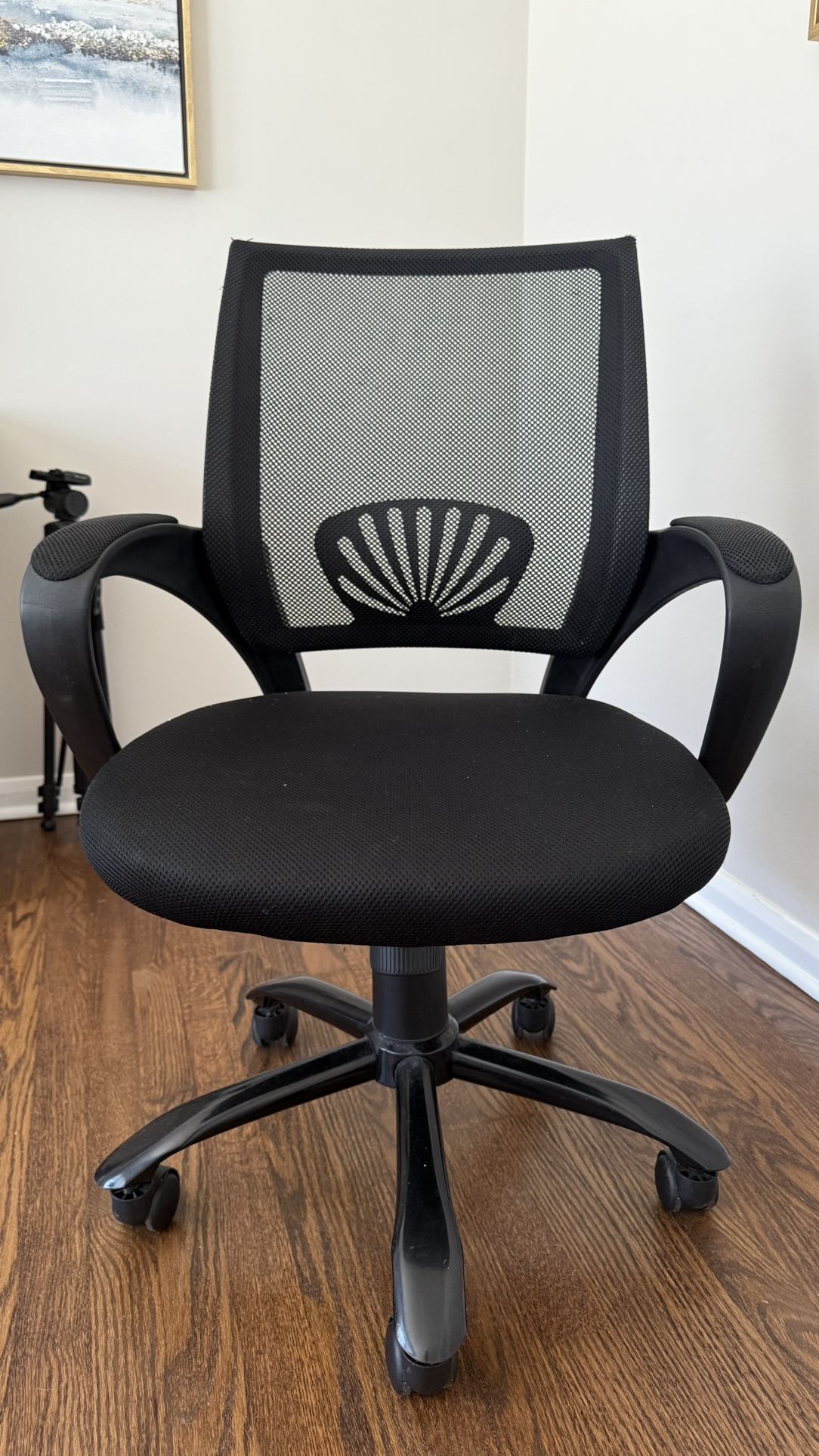 Office Chair With Lumbar Support, Black - photo 2