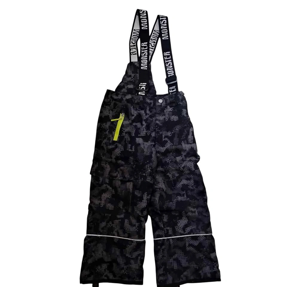 KIDS Boys Camo Snowboarding Overalls Size 5