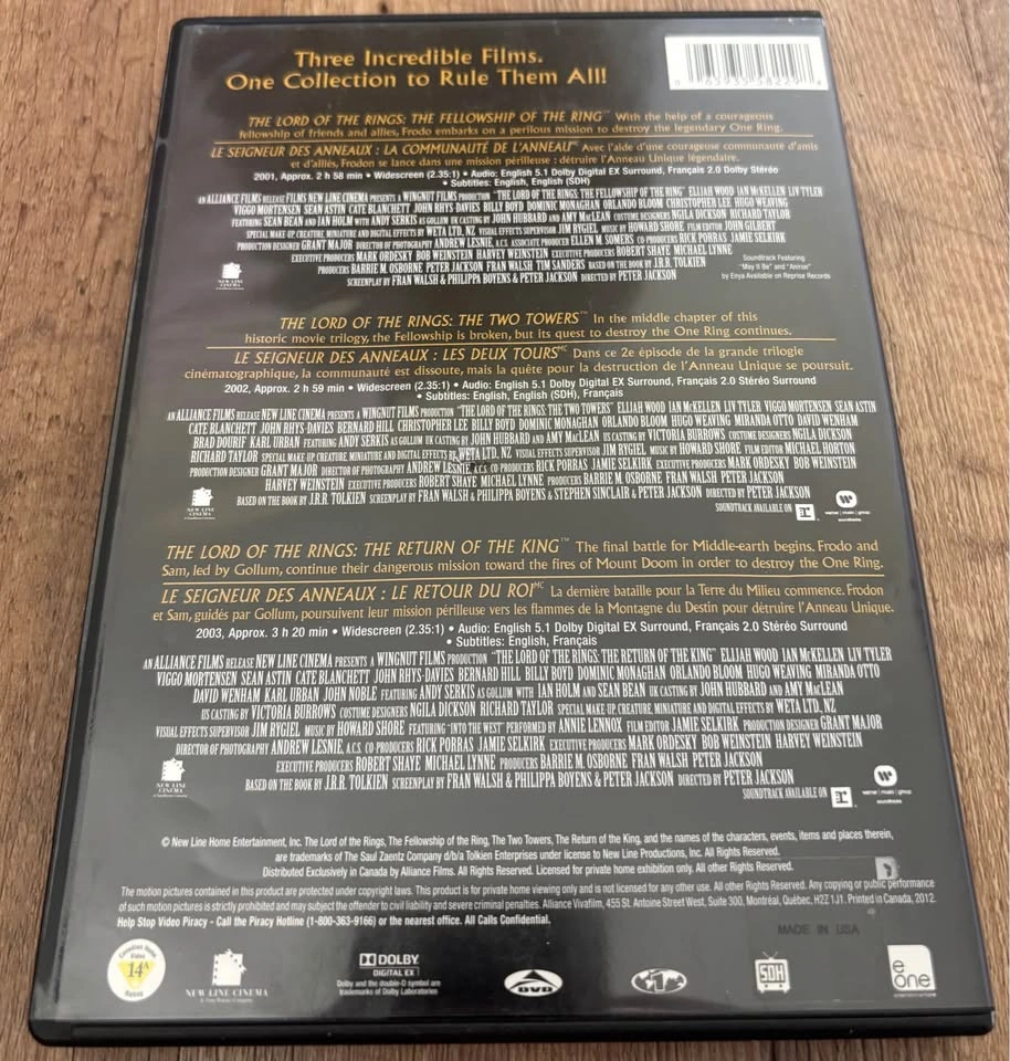 Lord Of The Rings Trilogy - photo 2