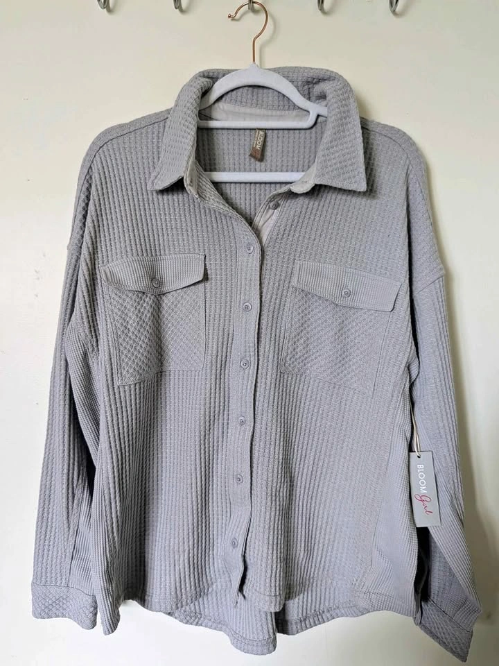 New Women's XL Waffle Shirt