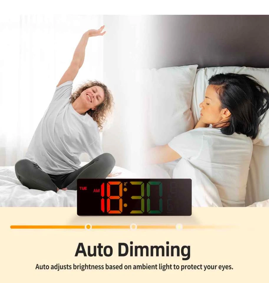 10.5 Inch Large Digital Wall Clock - photo 5